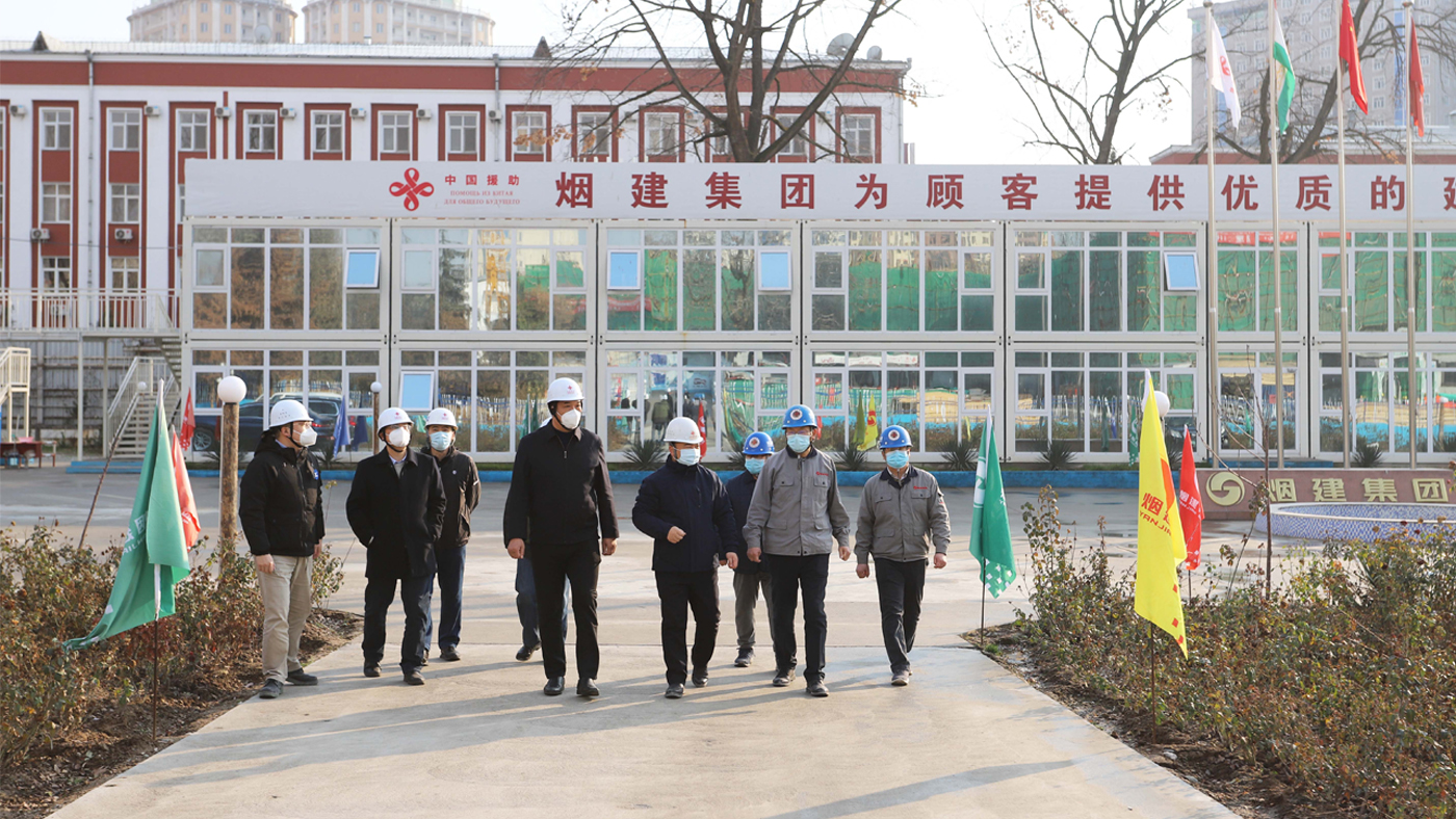 Counsellor Sun Yan Visits Parliament Building of Tajikistan Undertaken by Yanjian(图1)